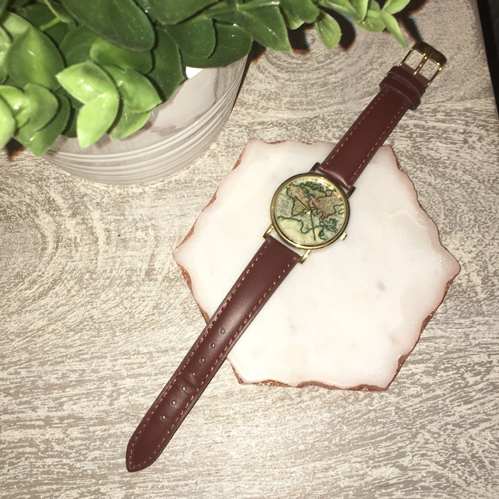 Urban Outfitters Travel Map Watch